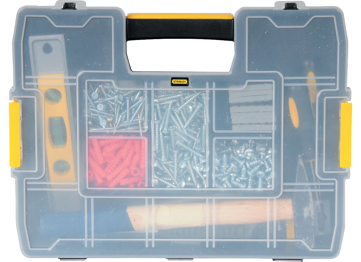 Organizador STANLEY SortMaster Junior™, 14 compartimentos, 380 x 70 x 290 mm
