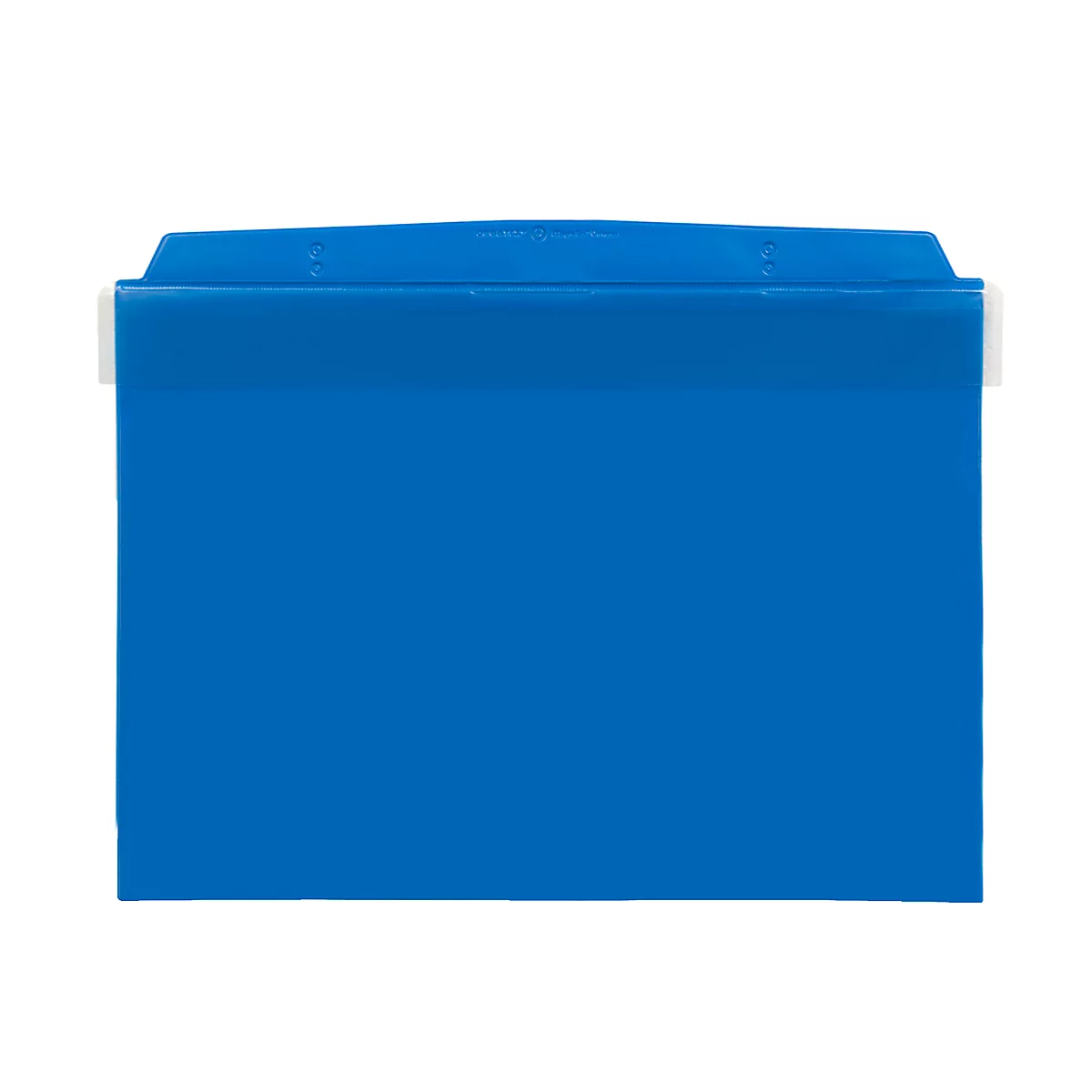 Orgatex magneethoezen, m. klep, A5 liggend, blauw, 10 st.