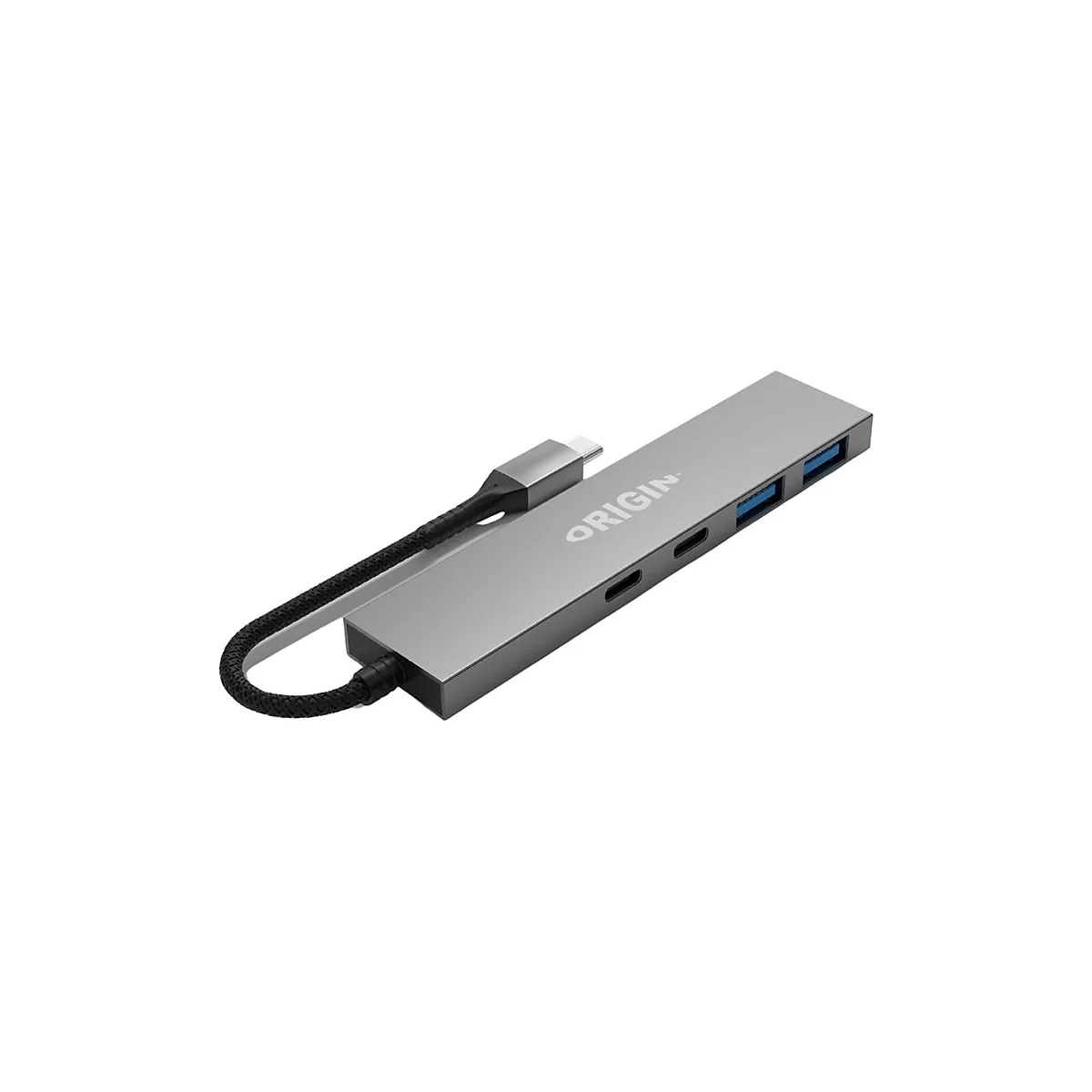 Origin Storage - Hub - betriebenen Bus - 2 x USB 3.2 + 2 x USB-C 3.2 Gen 1 - Desktop
