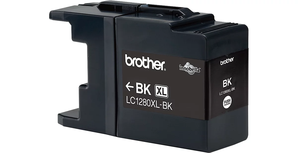 Original Brother Tintenpatrone LC-1280XLBK, Einzelpack, schwarz