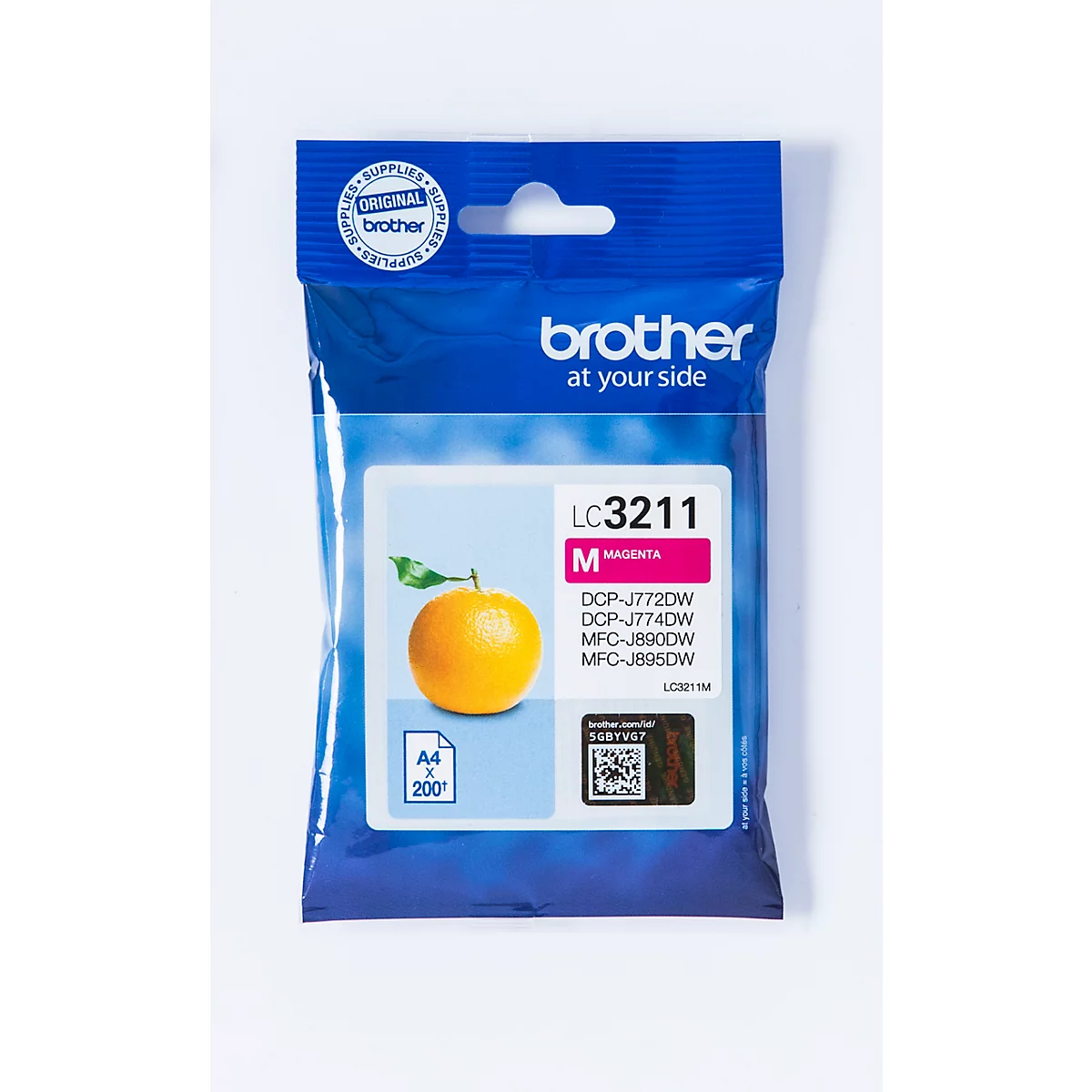 Original Brother Tintenpatrone LC-3211M, Einzelpack, magenta