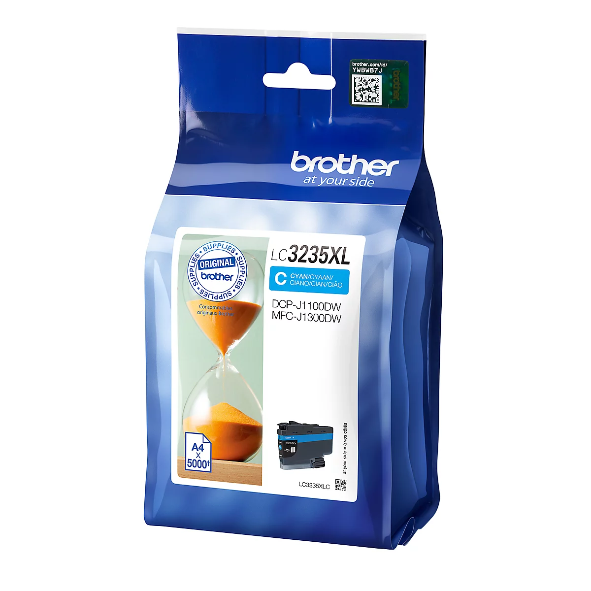 Original Brother Tintenpatrone LC-3235XLC, Einzelpack, cyan