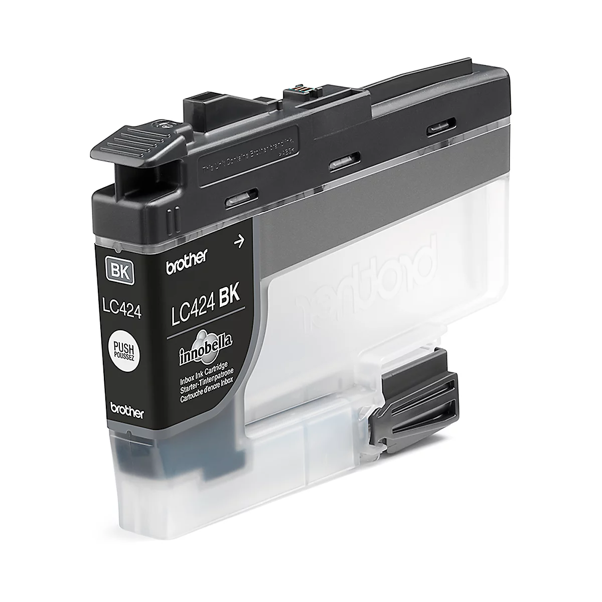 Original Brother Tintenpatrone LC-424BK, Einzelpack, schwarz