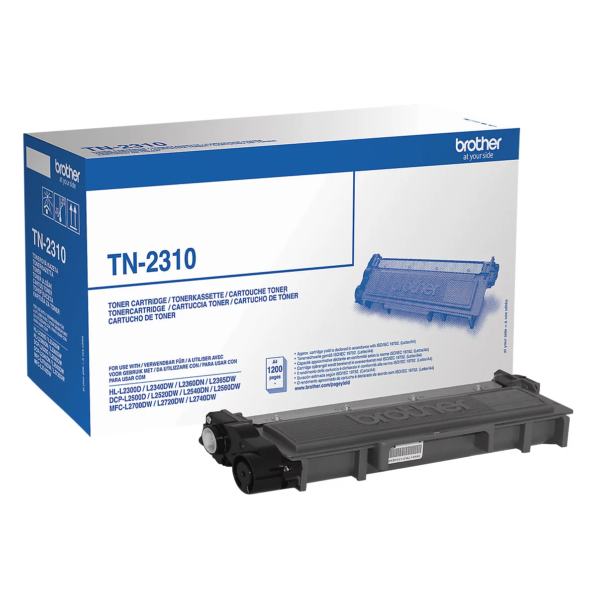 Original Brother Toner TN-2310, Einzelpack, schwarz