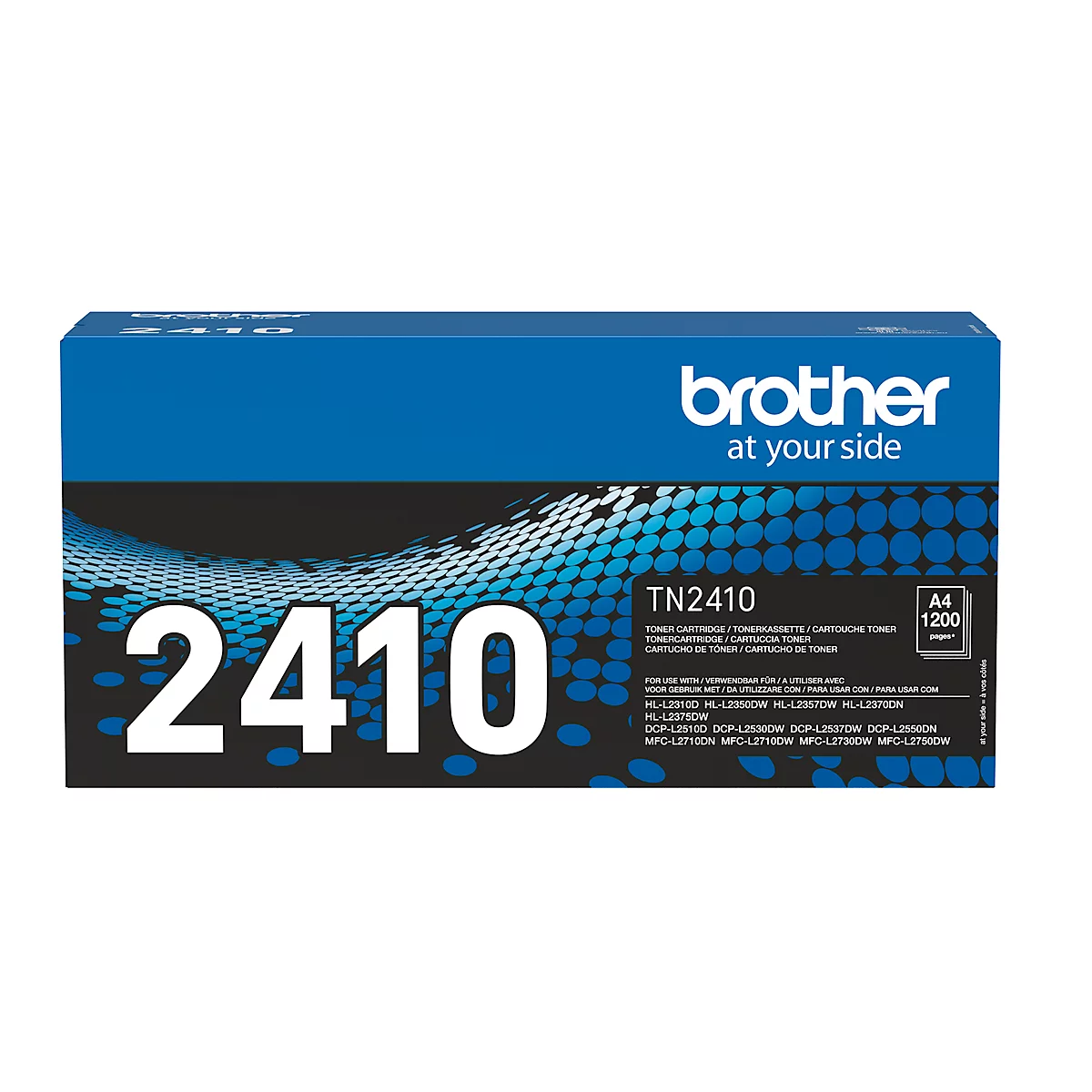 Original Brother Toner TN-2410, Einzelpack, schwarz