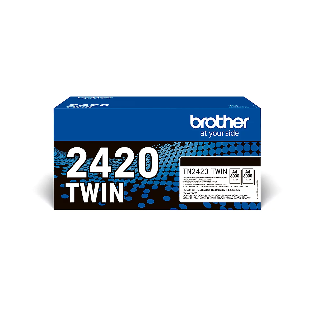 Original Brother Toner TN-2420, Doppelpack, schwarz