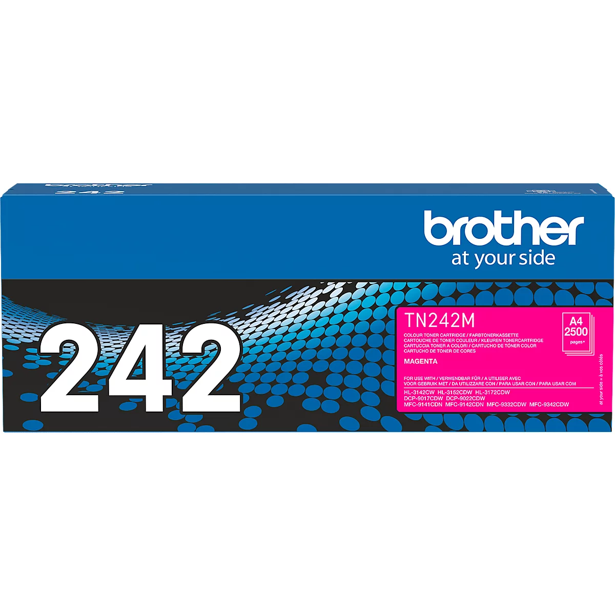 Original Brother Toner TN-242M, Einzelpack, magenta