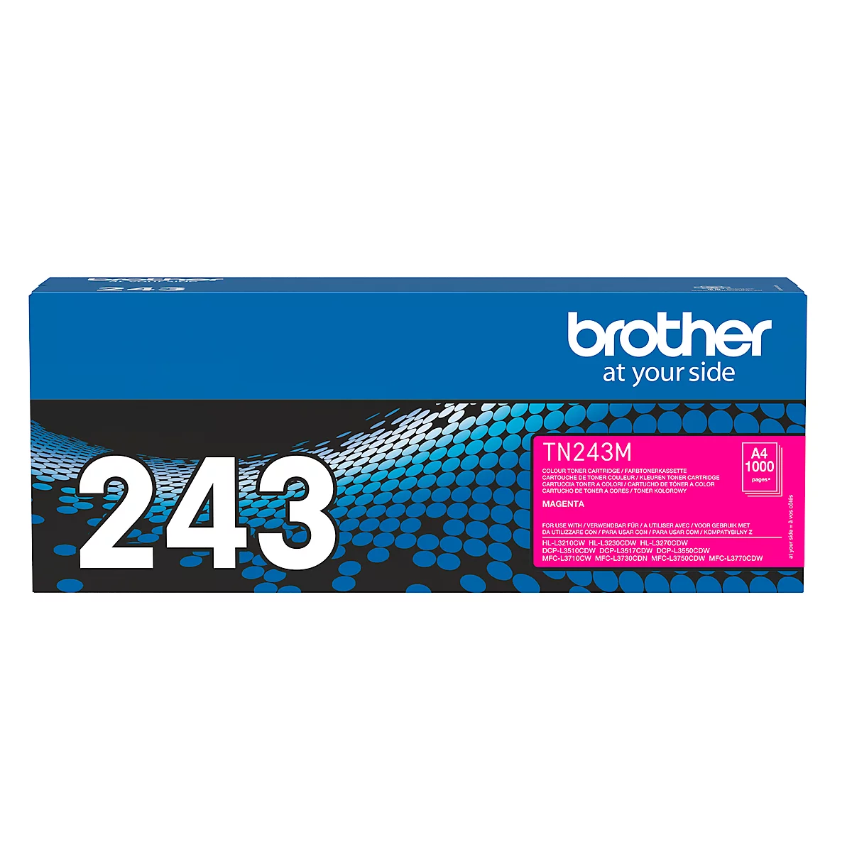 Original Brother Toner TN-243M, Einzelpack, magenta