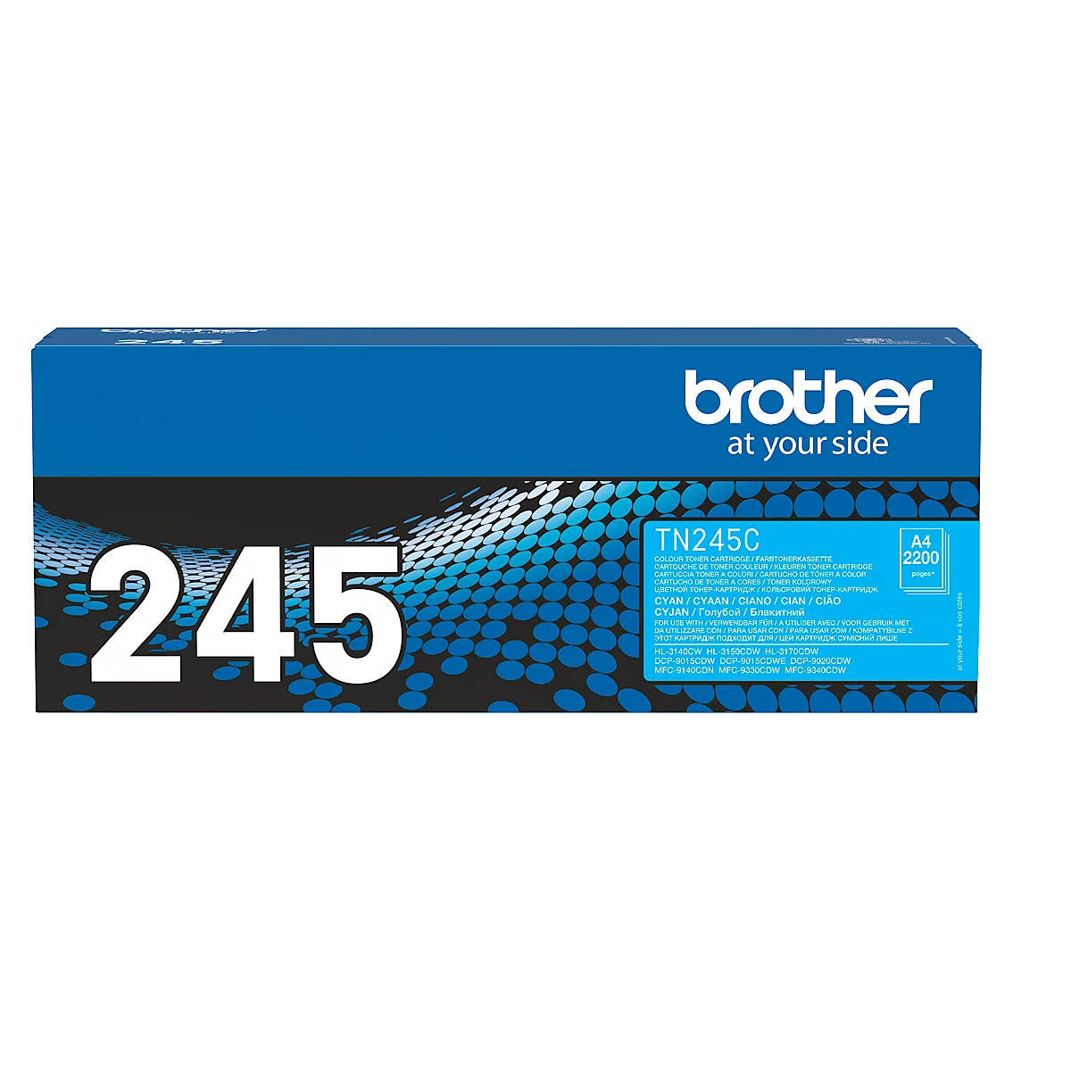 Original Brother Toner TN-245C, Einzelpack, cyan