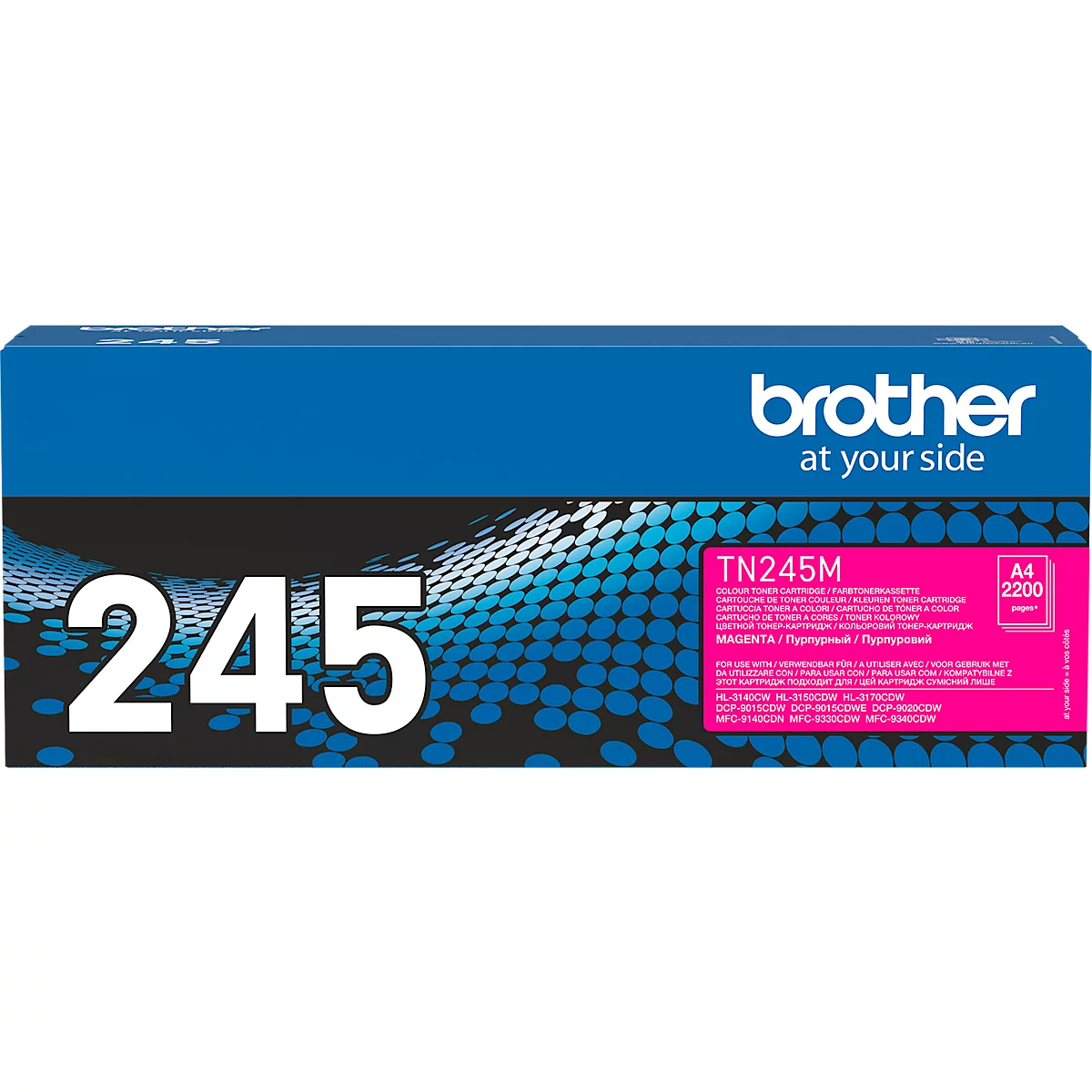 Original Brother Toner TN-245M, Einzelpack, magenta