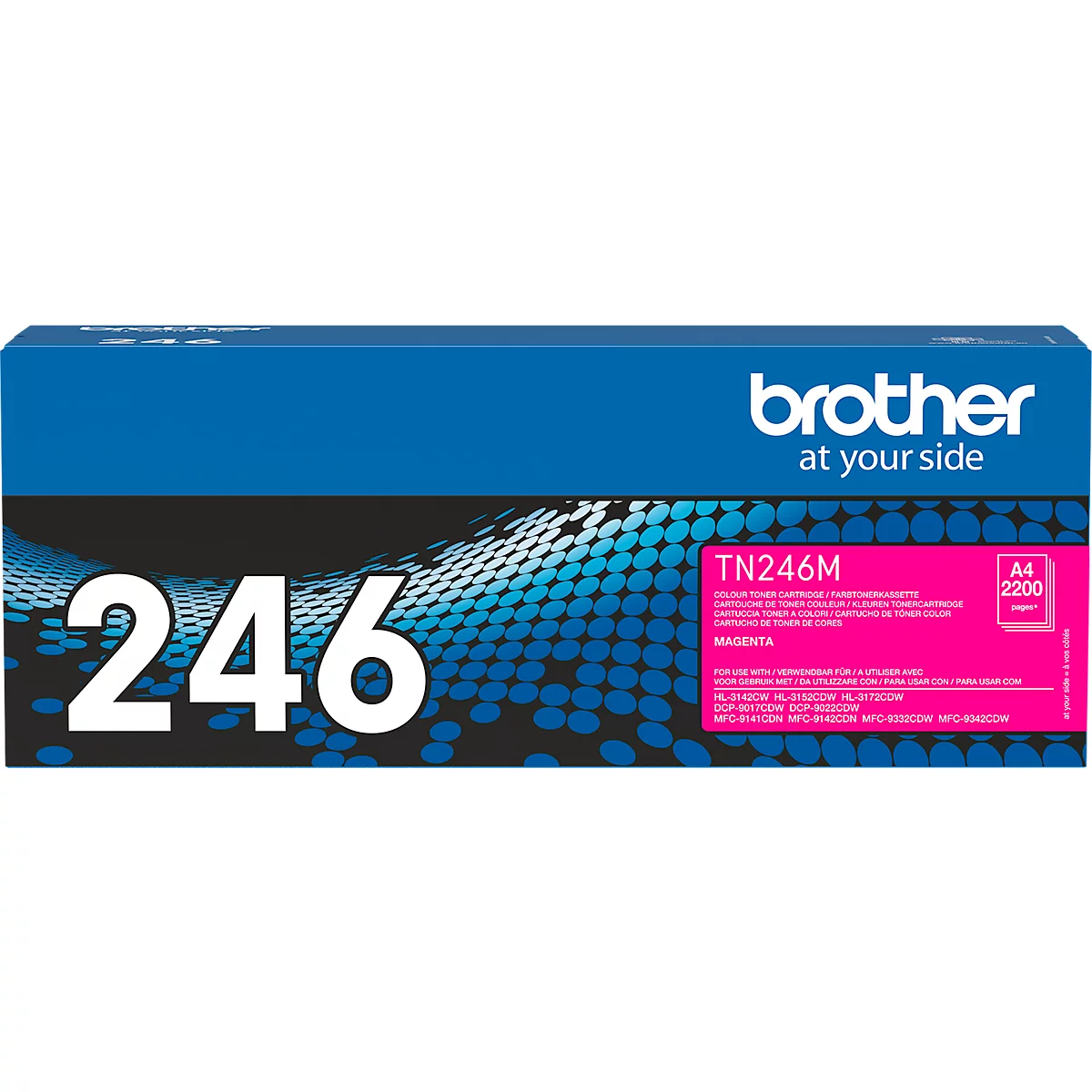 Original Brother Toner TN-246M, Einzelpack, magenta