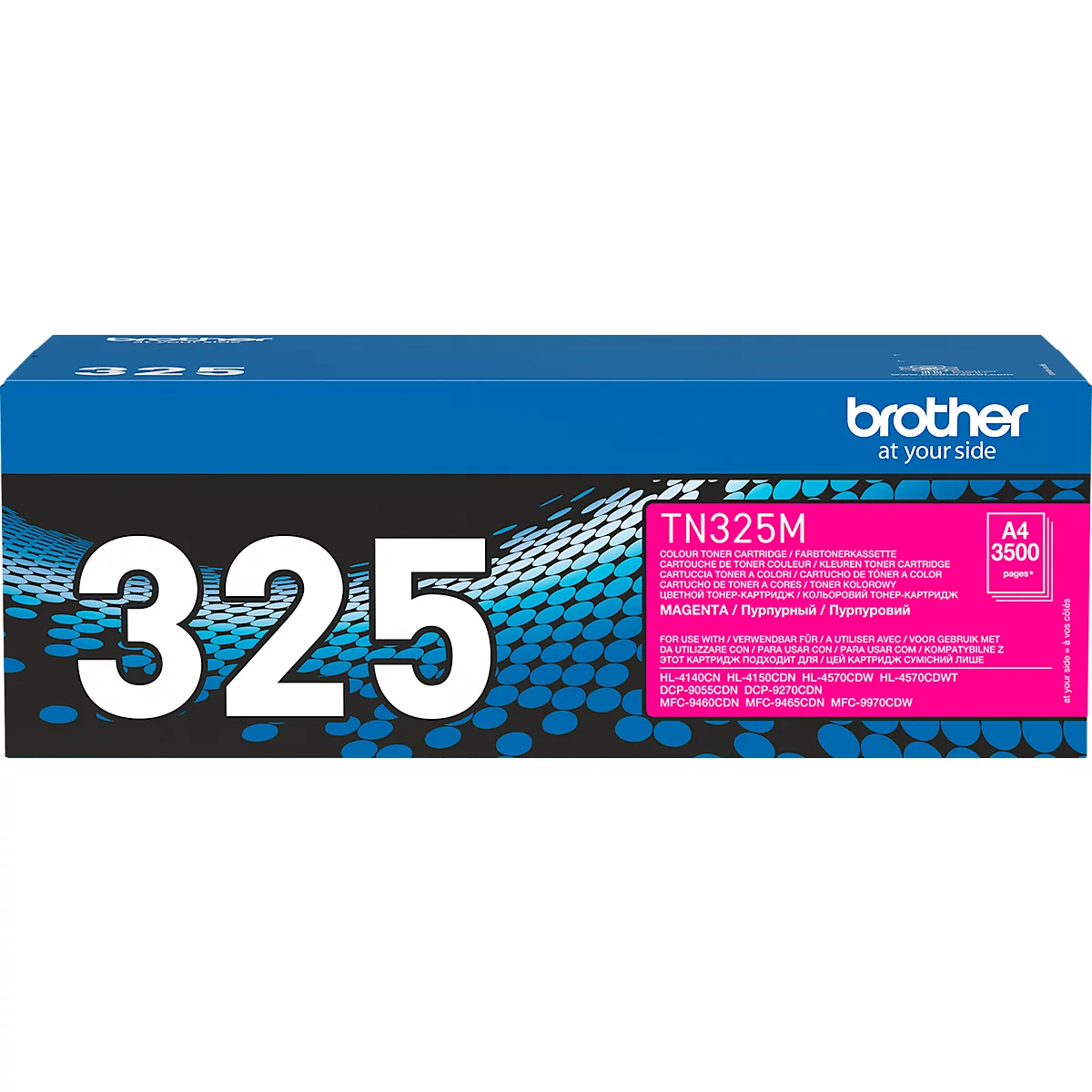 Original Brother Toner TN-325M, Einzelpack, magenta