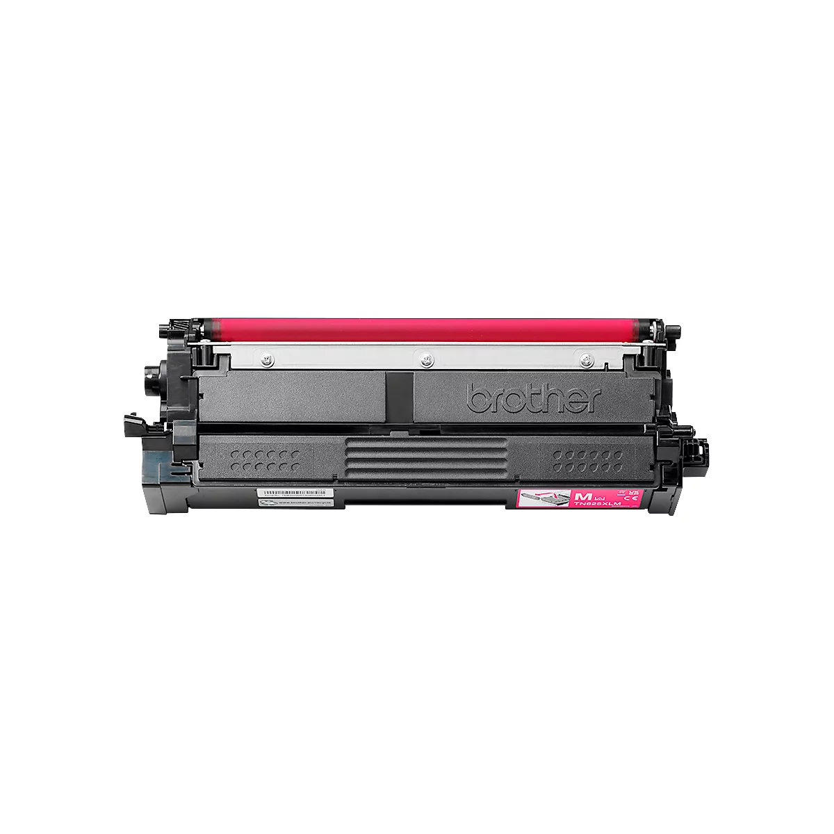 Magenta Brother Tonerkartusche vor weißem Hintergrund.