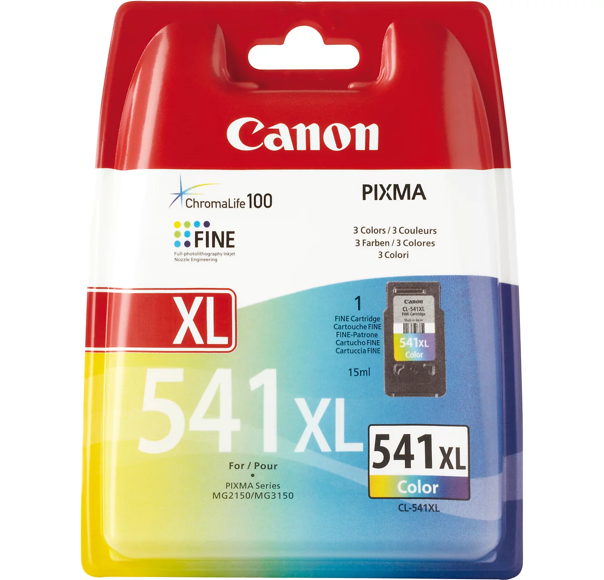 Original Canon Tintenpatrone CL-541XL CMY, Einzelpack, Tri-Colour