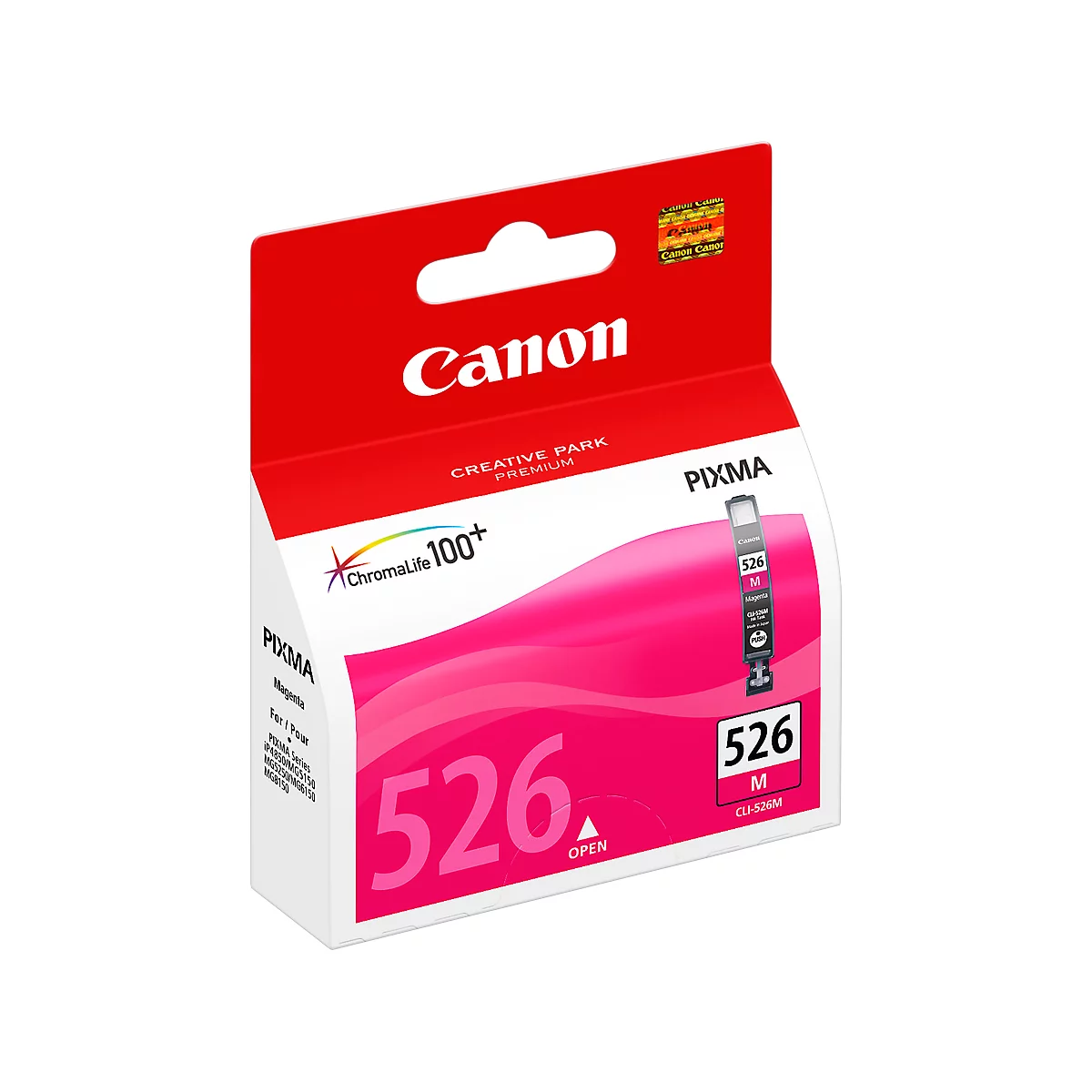 Original Canon Tintenpatrone CLI-526M, Einzelpack, magenta