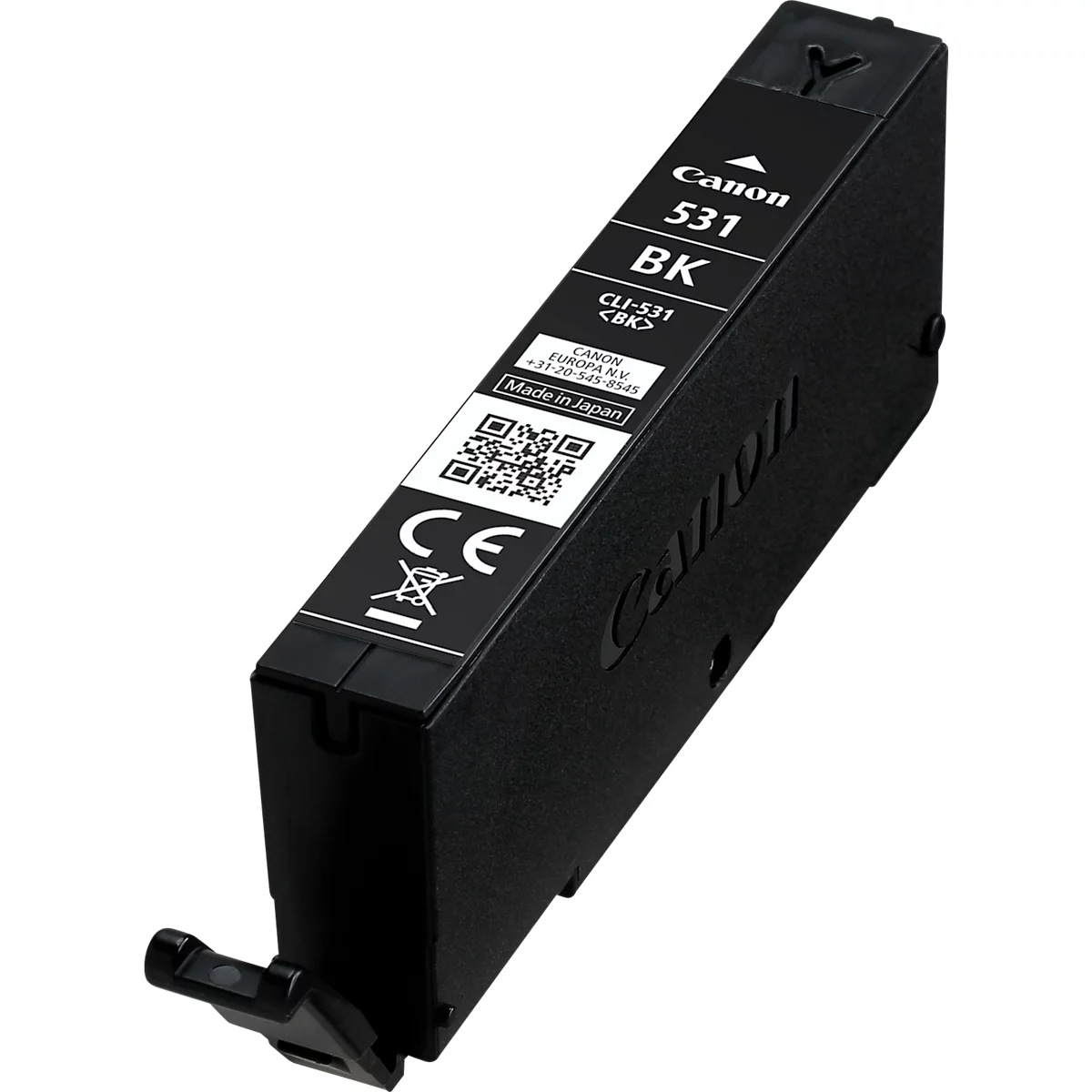 Original Canon Tintenpatrone CLI-531 BK (6118C001), bis zu 515 Seiten, Einzelpack, schwarz