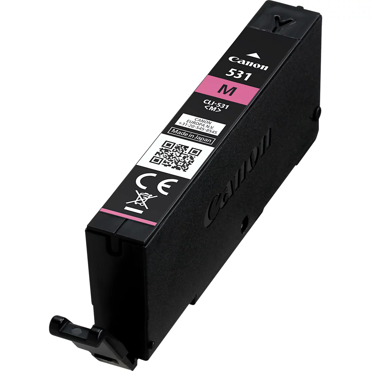 Original Canon Tintenpatrone CLI-531 M (6120C001), bis zu 515 Seiten, Einzelpack, magenta