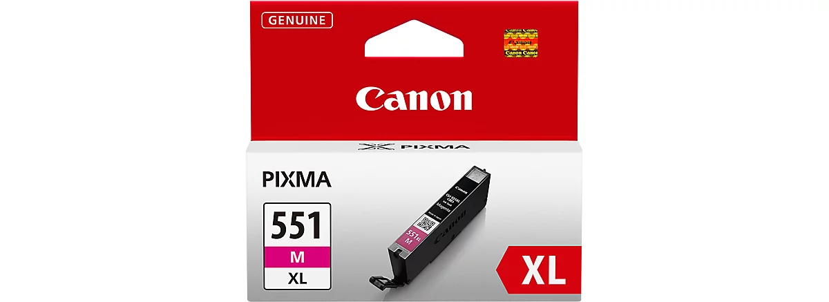 Original Canon Tintenpatrone CLI-551M XL, Einzelpack, magenta
