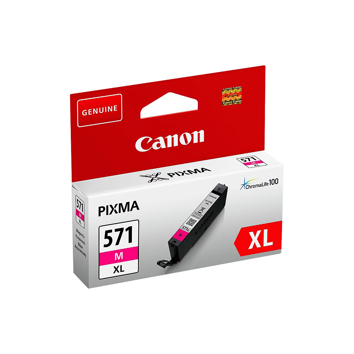 Original Canon Tintenpatrone CLI-571M XL, Einzelpack, magenta