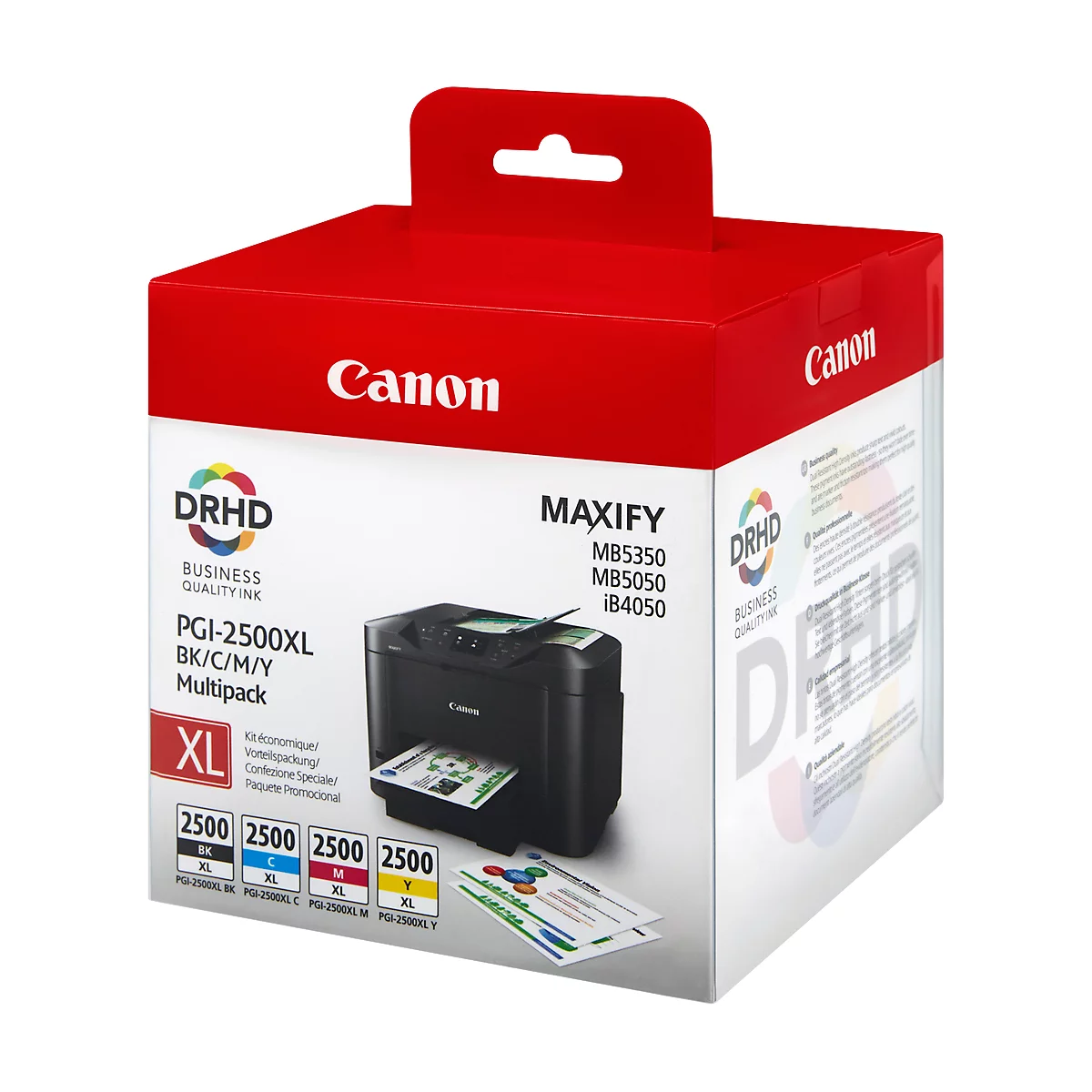 Original Canon Tintenpatronen PGI-2500XL CMYK, Mixpack, cyan, magenta, gelb, schwarz