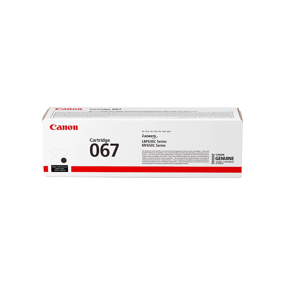 Original Canon Toner 067BK, Einzelpack, schwarz