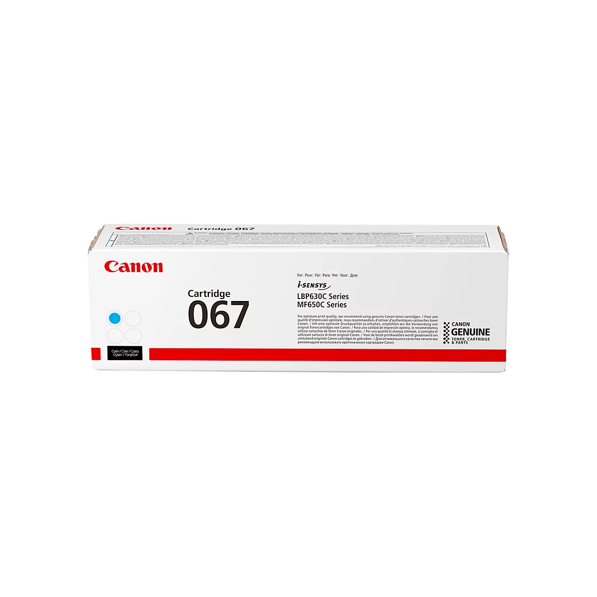 Original Canon Toner 067C, Einzelpack, cyan