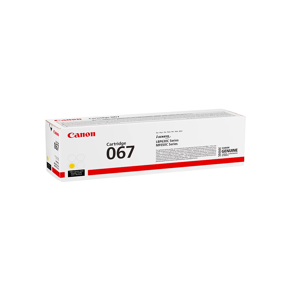 Original Canon Toner 067Y, Einzelpack, gelb