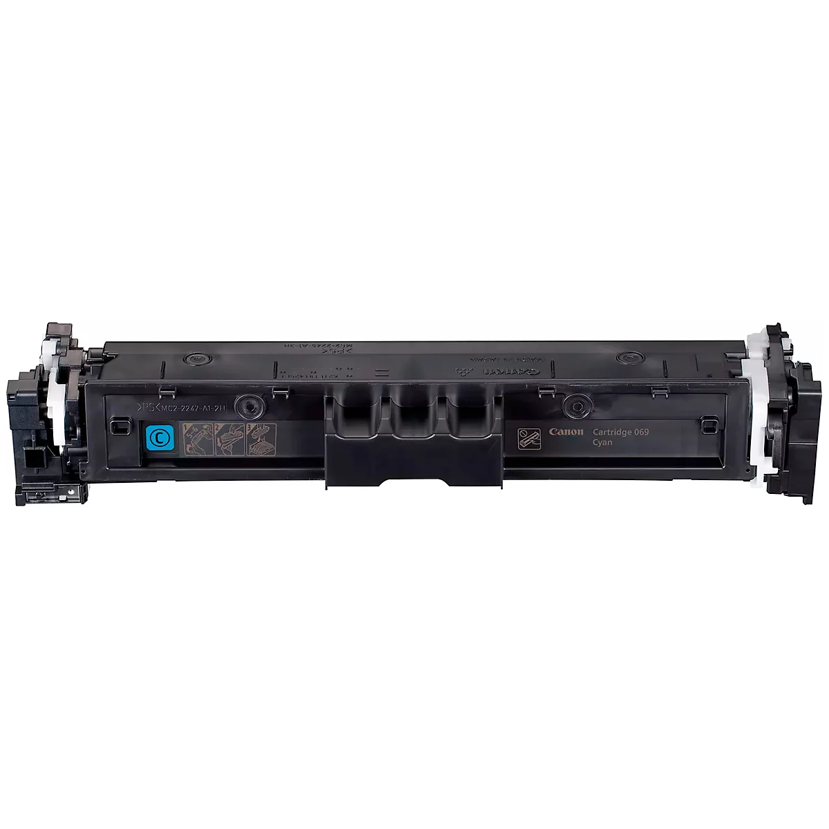 A black toner cartridge. Text "Canon Cartridge" is visible on top.