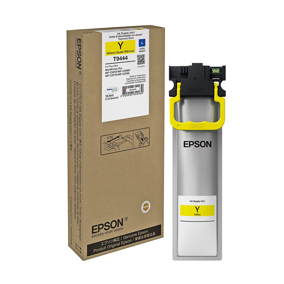 Original Epson Tintenpatrone T9444, Einzelpack, gelb