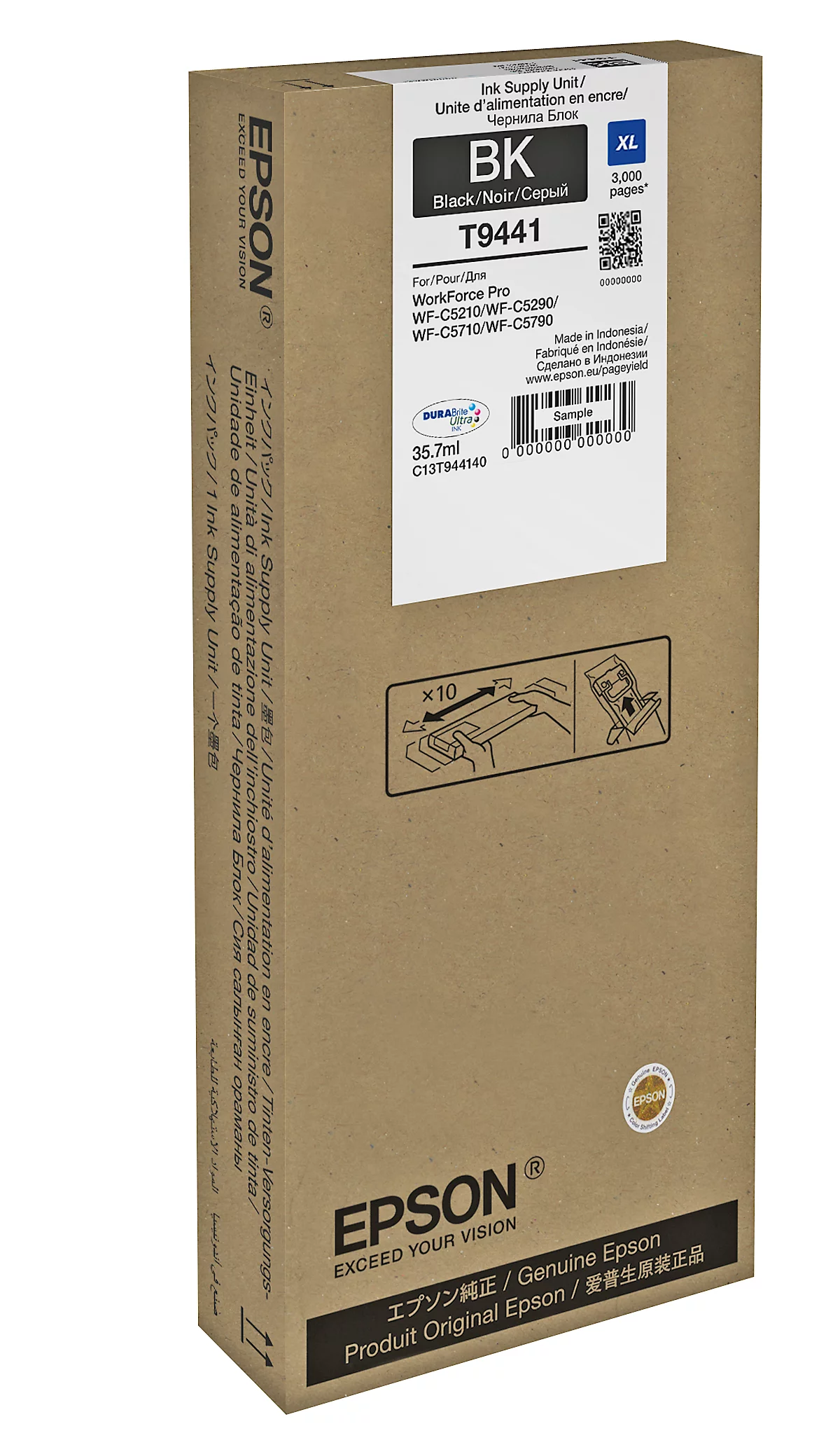 Original Epson Tintenpatrone T9451, Einzelpack, schwarz