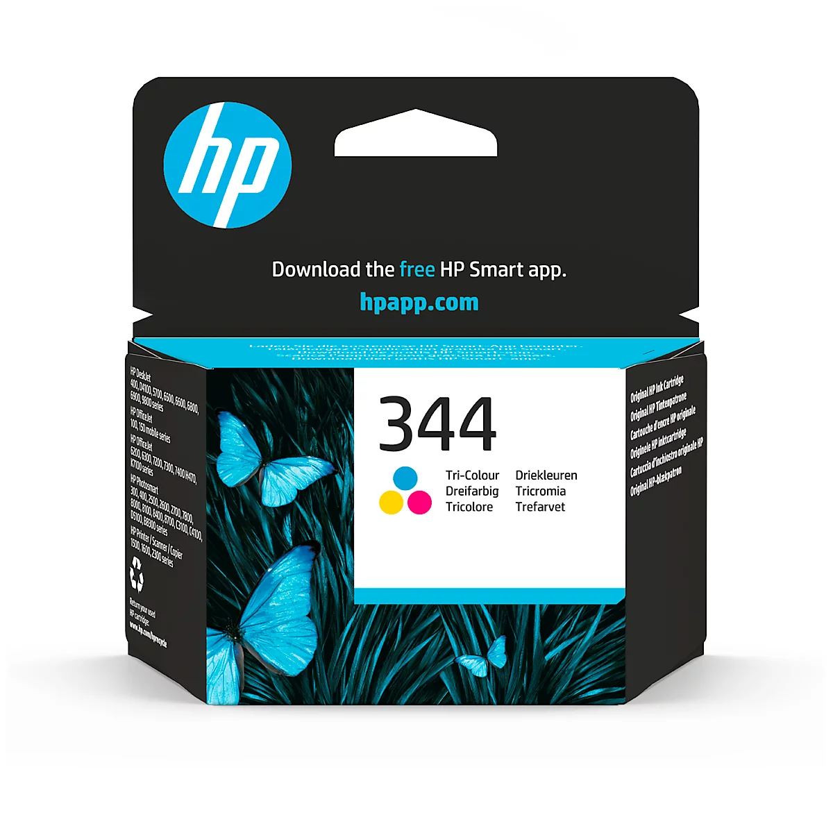 Original HP Tintenpatrone 344 CMY, Einzelpack, Tri-Colour