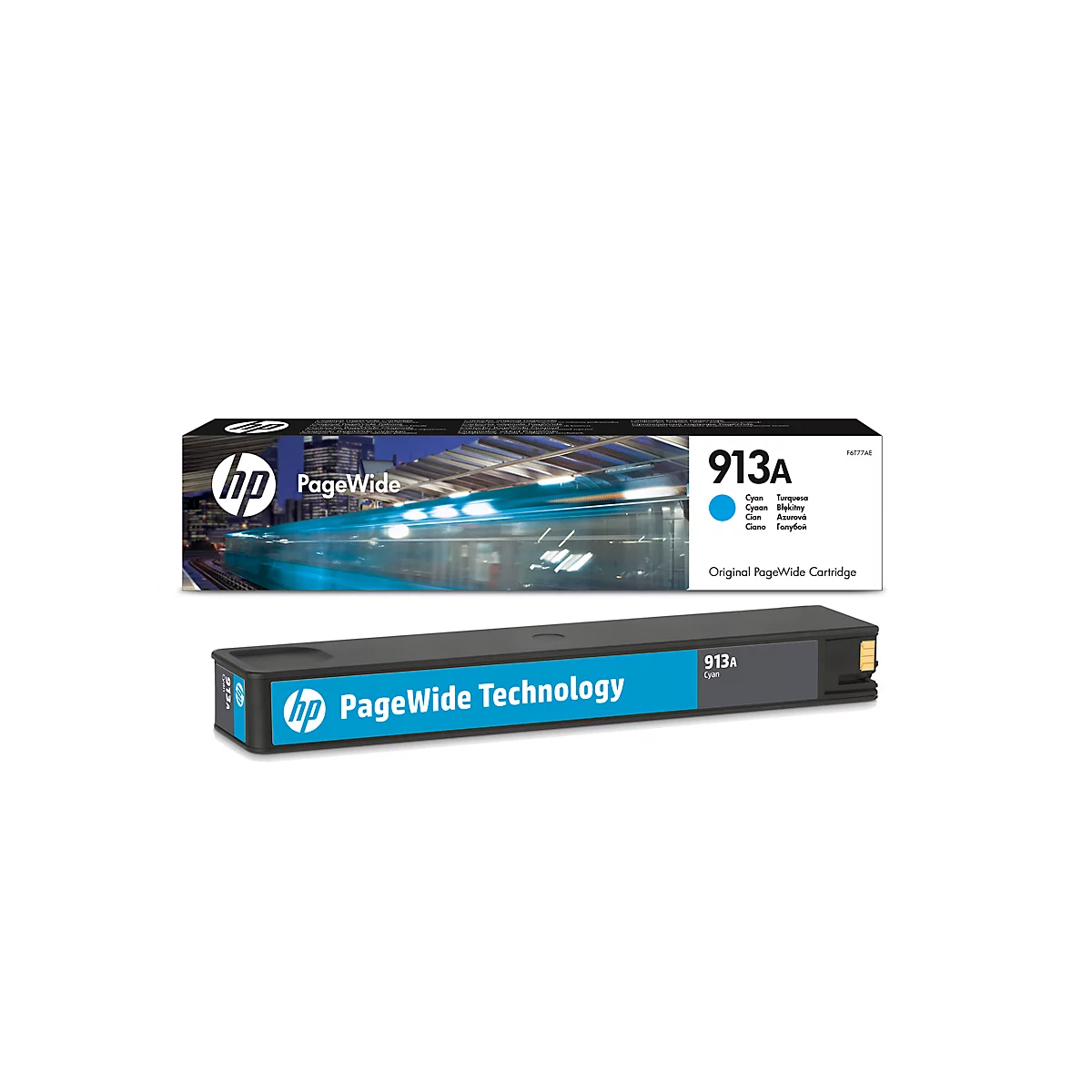 Original HP Tintenpatrone 913A, Einzelpack, cyan
