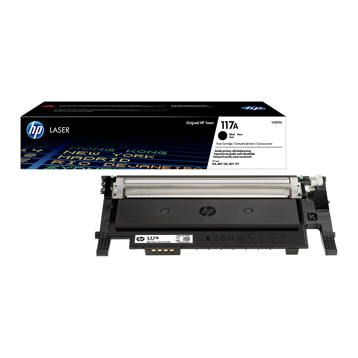 Original HP Toner 117A, Einzelpack, schwarz