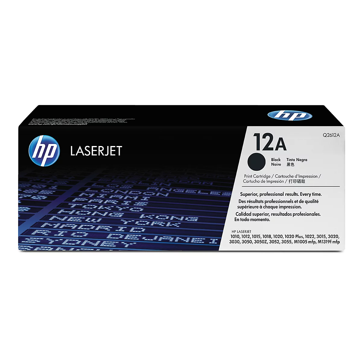 Original HP Toner 12A, Einzelpack, schwarz