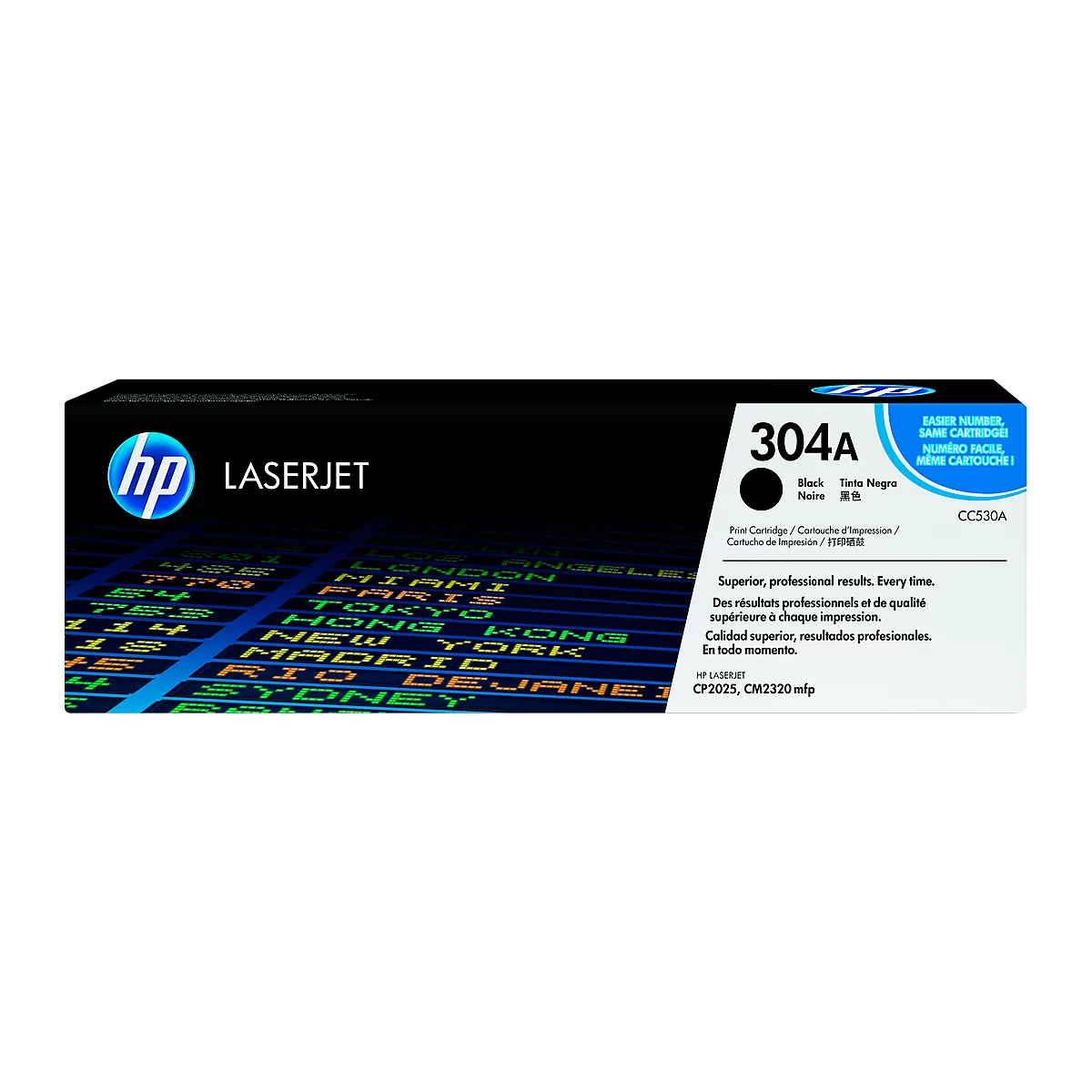 Original HP Toner 304A, Doppelpack, schwarz