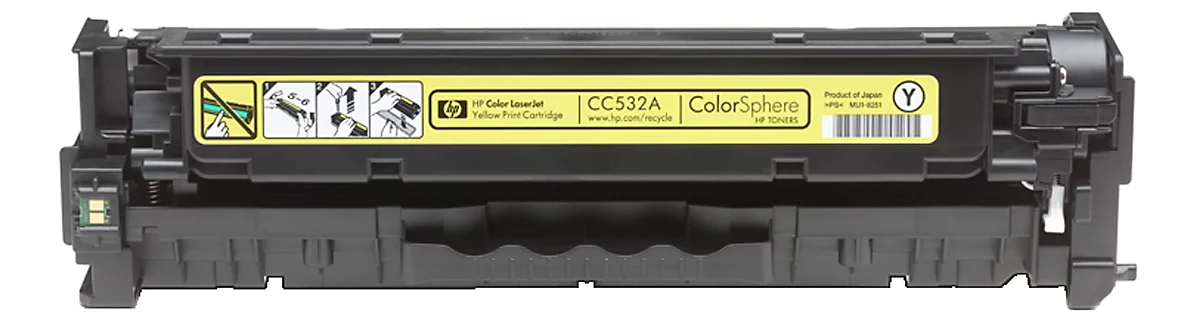 Original HP Toner 304A, Einzelpack, gelb