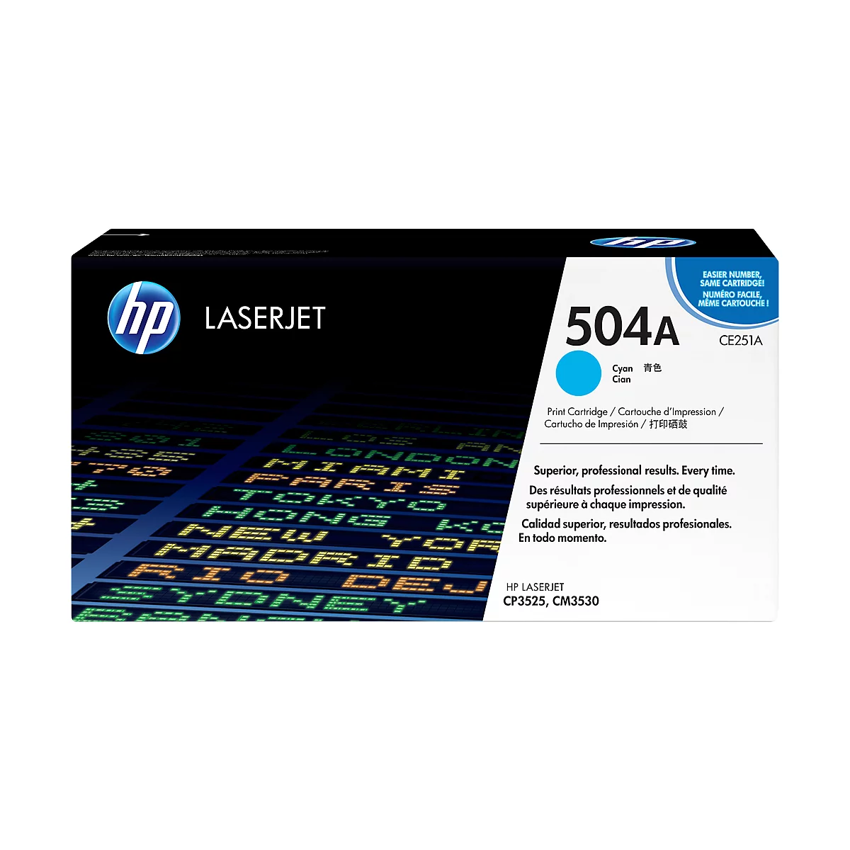 Original HP Toner 504A, Einzelpack, cyan