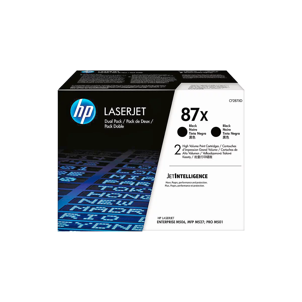 Original HP Toner 87X, Doppelpack, schwarz