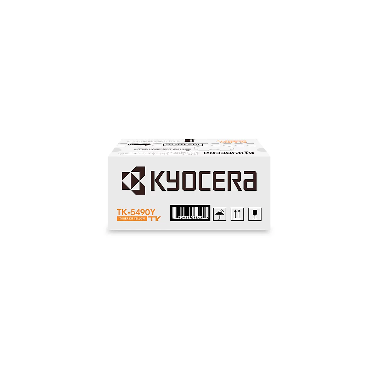 Original Kyocera Toner TK-5490Y, bis 2400 Seiten, Einzelpack, gelb