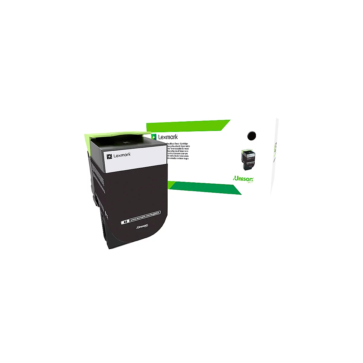 Original Lexmark Toner 802HE, Einzelpack, schwarz
