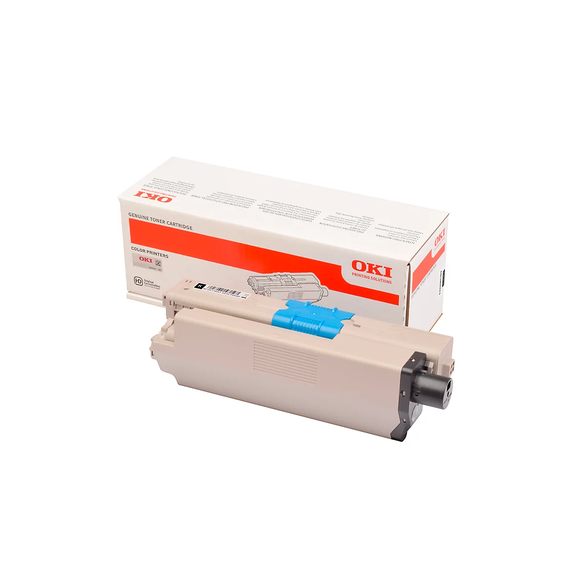 Original Oki Toner 46508712, Einzelpack, schwarz