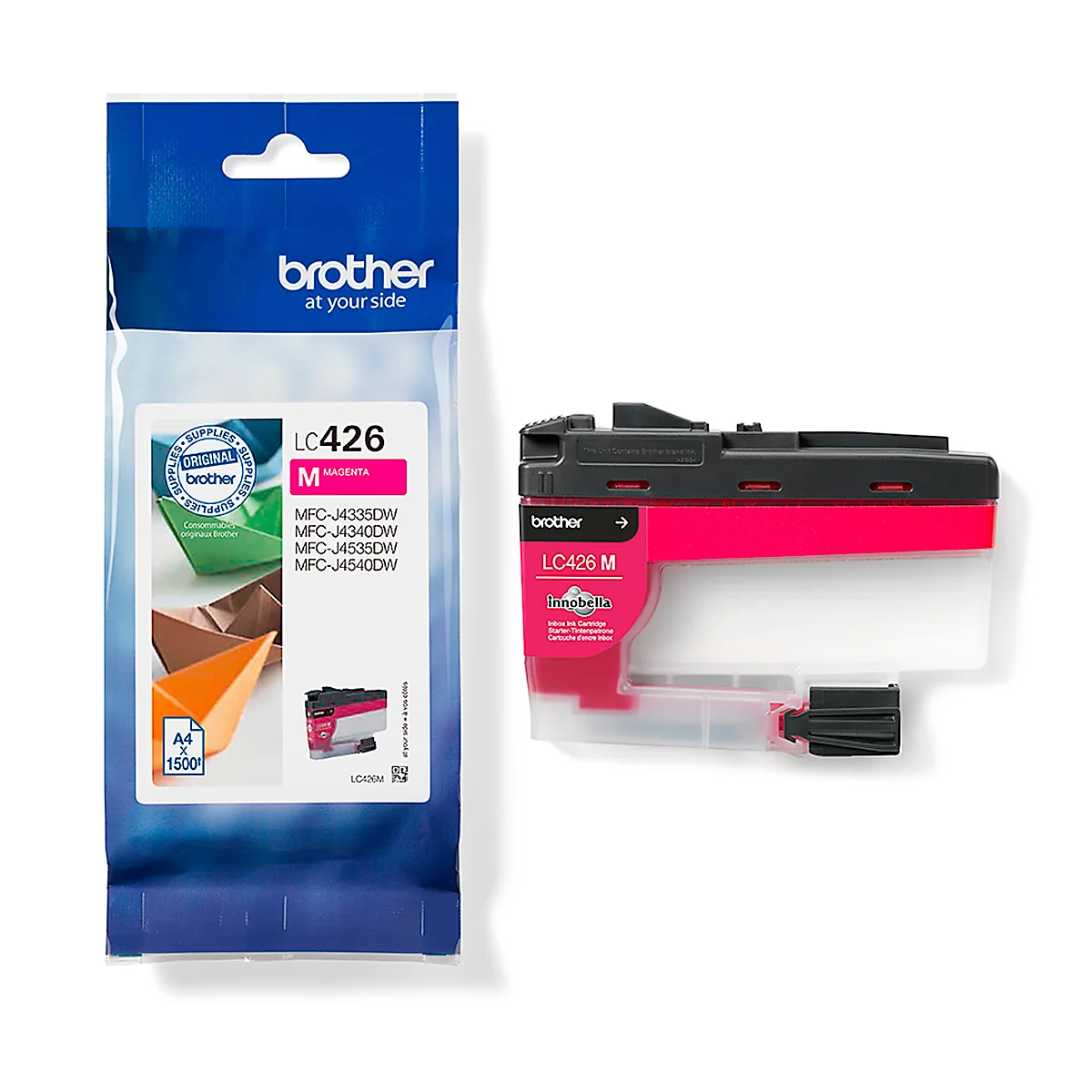 Originele Brother inktcartridge LC-426M, enkele verpakking, magenta