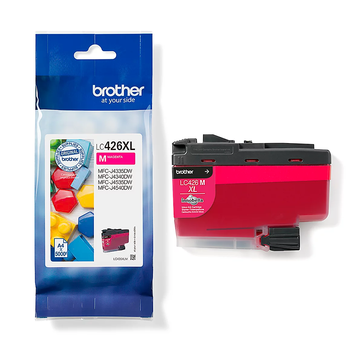 Originele Brother inktcartridge LC-426XLM, enkele verpakking, magenta