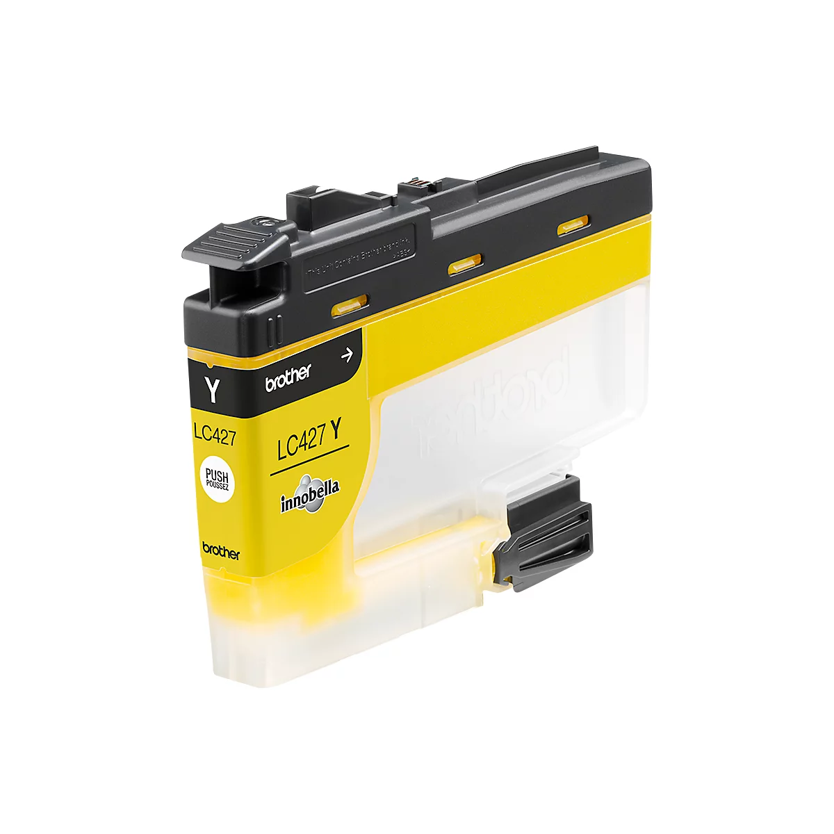 Originele Brother inktcartridge LC-427Y, één verpakking, geel