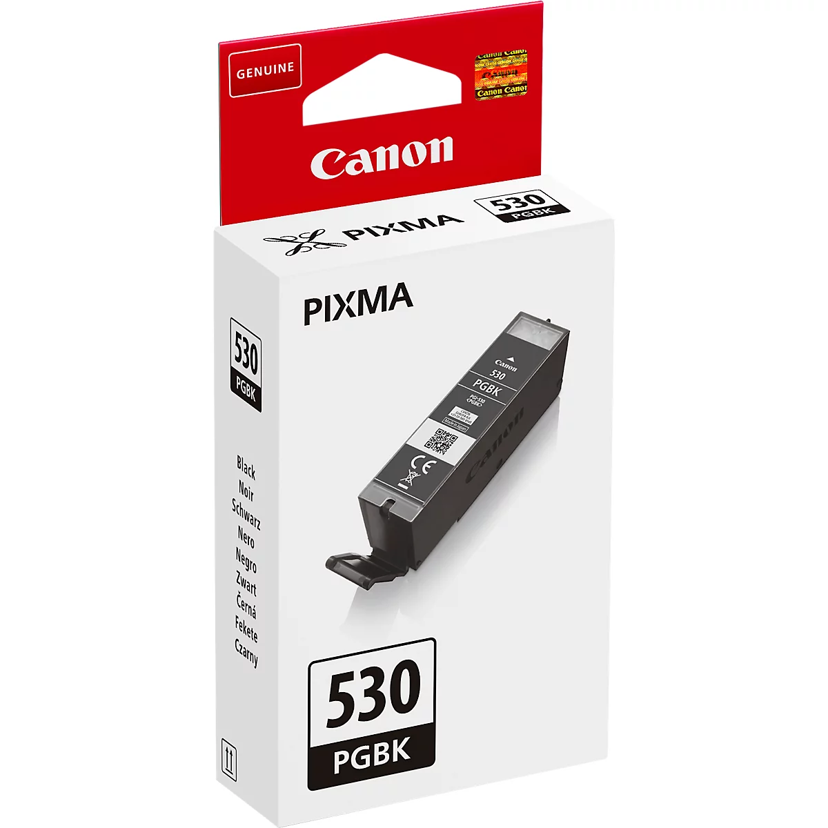 Originele Canon inktcartridge PGI-530 PGBK (6117C001), tot 400 pagina's, enkele verpakking, zwart