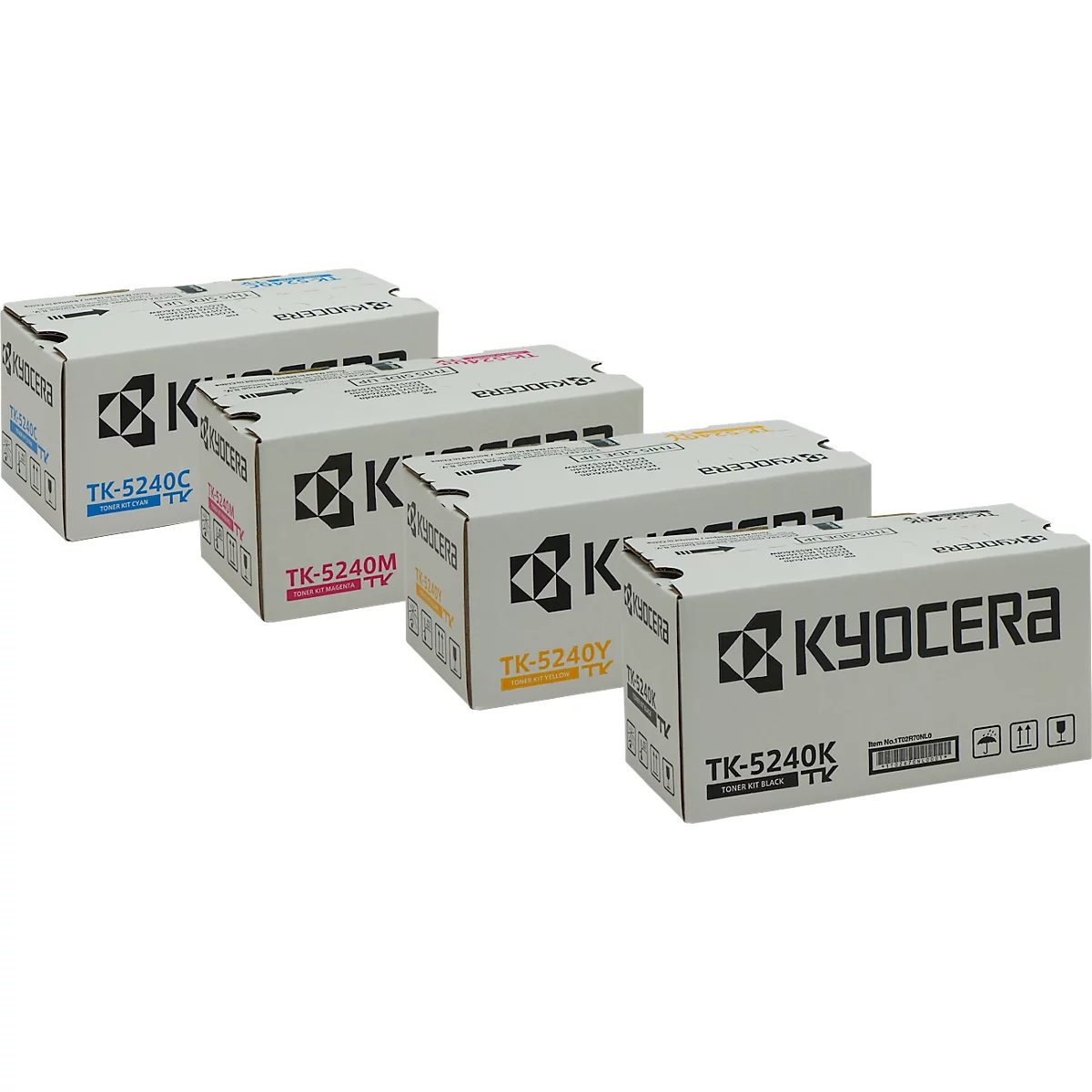 Originele Kyocera toner complete set TK-5240, tot 3000/4000 pagina's, CMYK
