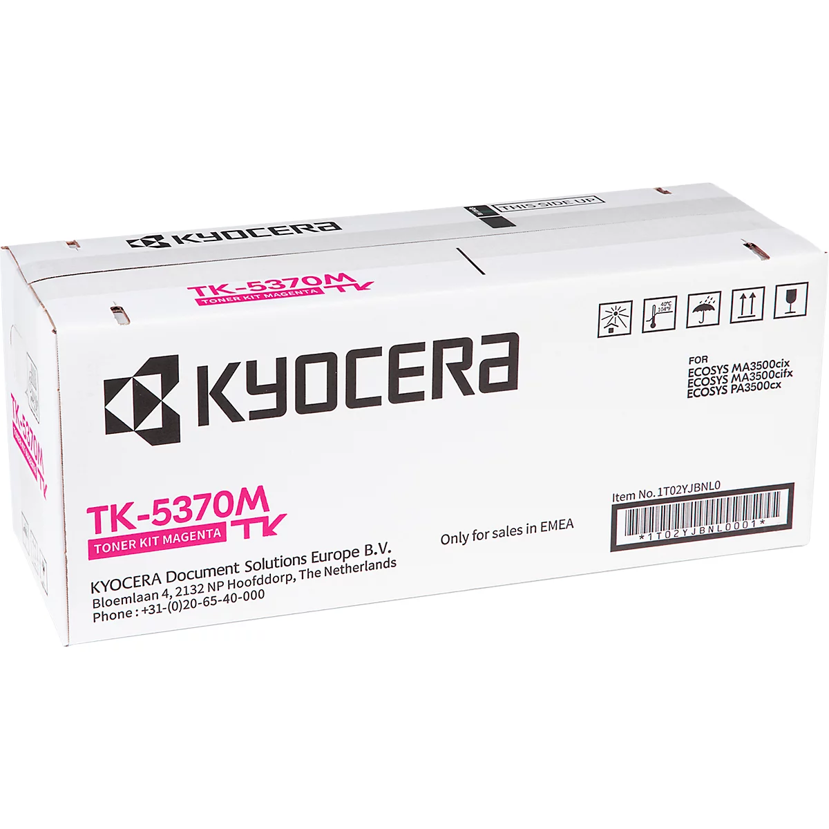 Originele Kyocera toner TK-5370M, 5000 A4-pagina's, incl. tonerafvalbak, enkele verpakking, magenta