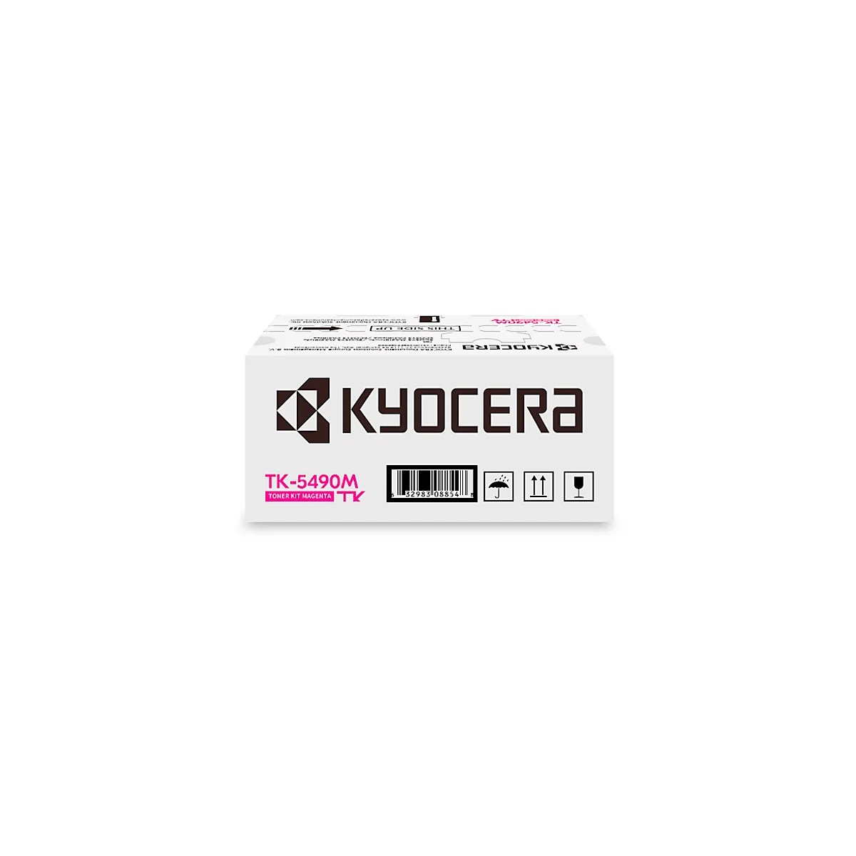 Originele Kyocera toner TK-5490M, tot 2400 pagina's, enkele verpakking, magenta