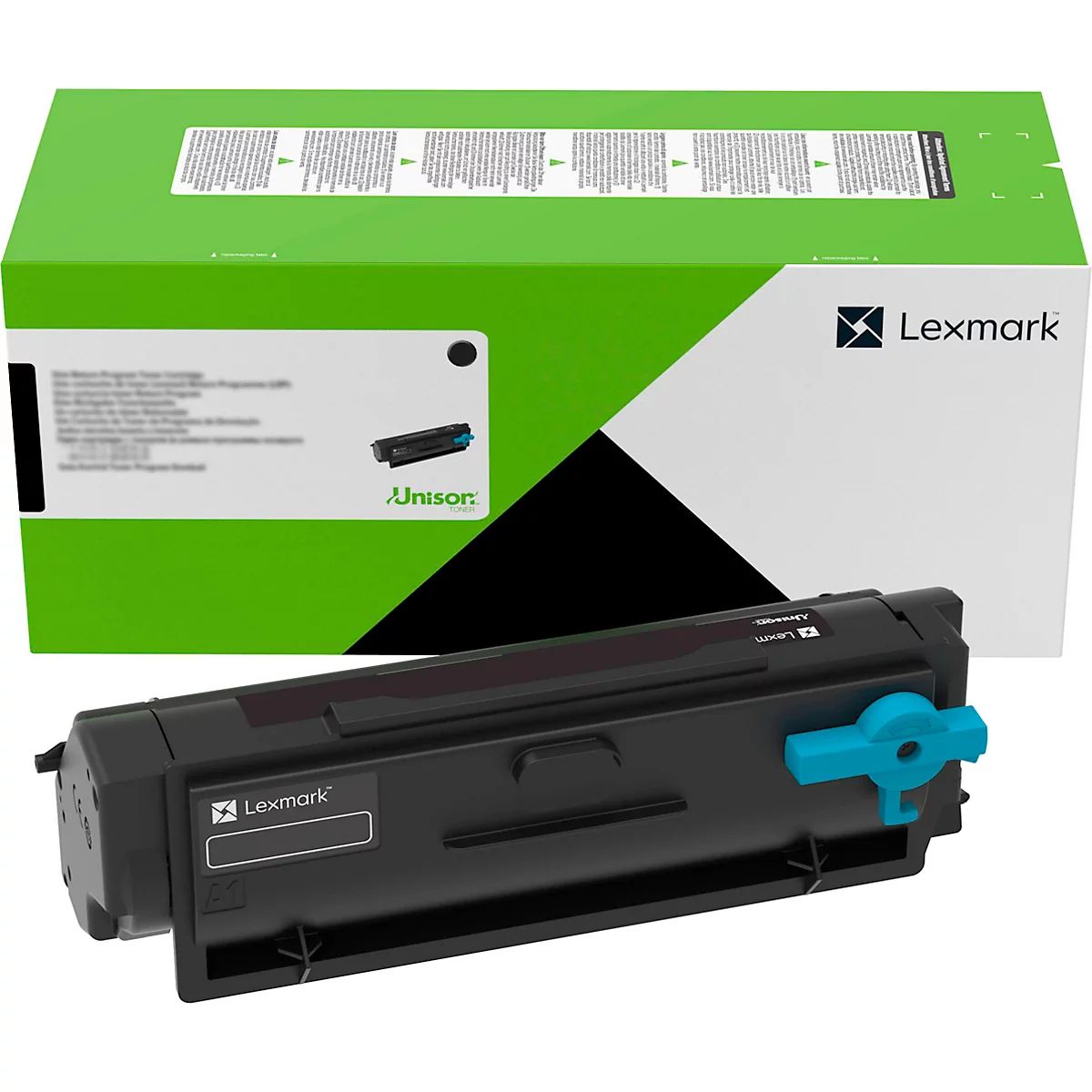 Originele Lexmark toner 55B2X0E, enkele verpakking, zwart