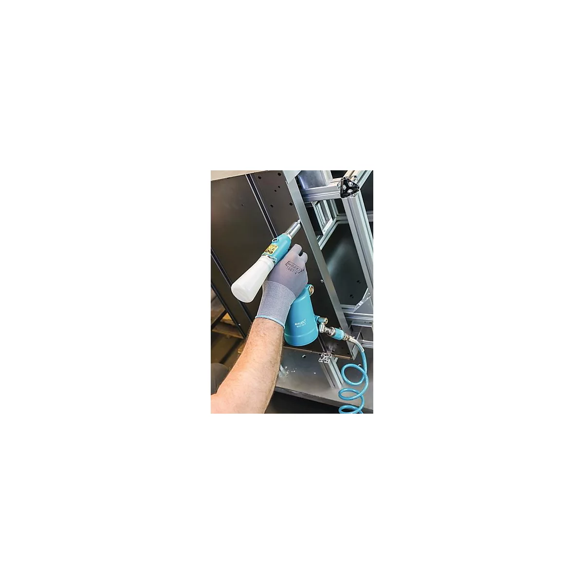Outil de rivetage pneumatique 9037N-2 14700 N 3-6,4mm HAZET